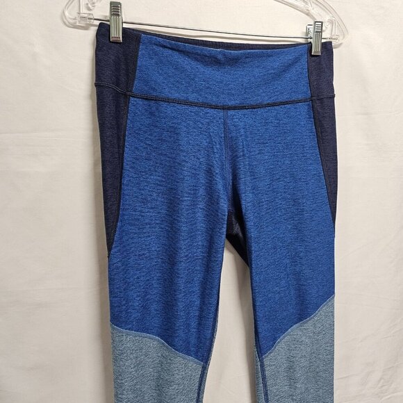 Outdoor Voices Tri Tone Women Leggings Size M Blue - Picture 4 of 13